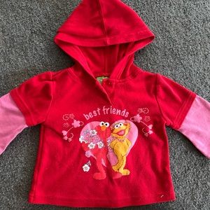 Sesame Street Hoodie 12 months